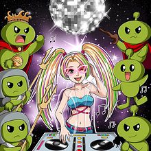 Dj Cha&Cha -Libro ilustrado infantil. Traditional illustration project by Ana y Mercedes Hidalgo - 07.05.2015