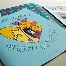 Fromage, mon amour - Taller "Narrar en viñetas con un boli". Projekt z dziedziny Komiks, Projektowanie postaci, Pisanie, Trad, c i jna ilustracja użytkownika Raquel Labrador - 15.07.2015