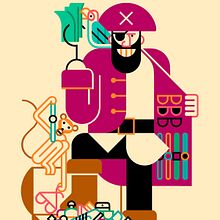 Datum magazine. Fine Arts, Design, Graphic Design, and Traditional illustration project by Carlos Arrojo - 09.30.2014