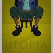 Serie Ilustraciones - UTOPÍA. Graphic Design, and Traditional illustration project by Jaime Rodríguez Carnero - 07.06.2015