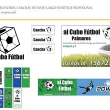 CANCHAS DE FUTBOL PROFESIONAL: AL CUBO FUTBOL - BRANDIN E IMAGEN Ein Projekt aus dem Bereich Br und ing und Identität von Agustina Lizan Duci - 13.10.2009