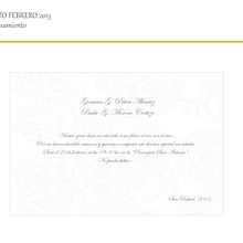 TARJETAS CASAMIENTO Ein Projekt aus dem Bereich Design von Agustina Lizan Duci - 07.01.2013