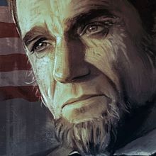 Lincoln - Daniel Day Lewis. Traditional illustration, and Painting project by miguel sastre - 07.08.2015
