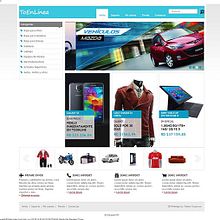 Home del website "ToEnLinea".. Un proyecto de Diseño Web de Yeison Isidro Corporán Mercedes - 08.07.2015