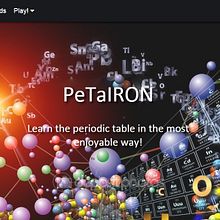 PeTaIRON, la web donde puedes aprenderte la tabla periódica de la forma más divertida.. Un progetto di Web development di Virginia Martos Muñoz - 30.06.2015