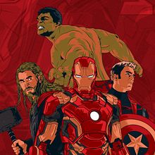 Avengers: Age of Ultron . Direcția artistică, Design grafic & Ilustrație tradițională de Alex G. - 01.22.2016
