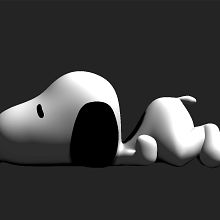 Snoopy. 3D, Design, and Character Design project by Alfredo Porras Lucio - 05.14.2015