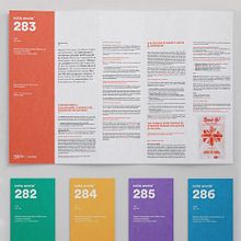 Boletín nota anota¯. Un projet de Br, ing et identité, Design de l'information , et Conception éditoriale de Rubén Montero - 13.07.2015