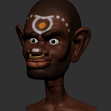Mi proyecto del curso Modelado de personajes en 3D. 3D project by Leonor Manso - 07.14.2015
