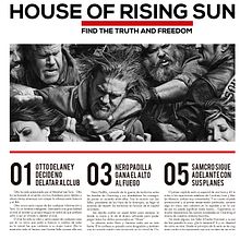 "House of rising sun". Un proyecto de Diseño editorial y Diseño gráfico de Patricia Teller - 14.04.2015