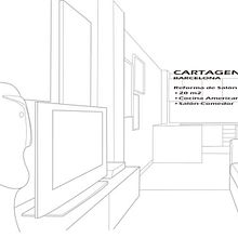 Cartagena, Barcelona. 3D, e Arquitetura de interiores projeto de Dontai Rodriguez Malavé - 15.07.2015