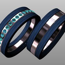 Wedding rings... . Desain Perhiasan proyek oleh Santi Casanova González - 07.15.2015