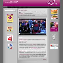 Fundación Promesa (Wordpress). Projekt z dziedziny Projektowanie graficzne, Web design, Tworzenie stron internetow i ch użytkownika Ale Castro - 13.01.2011