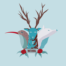 Natural. Graphic Design, and Traditional illustration project by David Celis - 08.02.2015