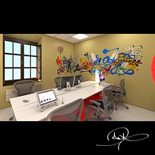 Estudio de diseño 3d interior. 3D, Interior Architecture, Design, Interior Design, Graphic Design, and Set Design project by Diana Carolina Londoño - 07.21.2015