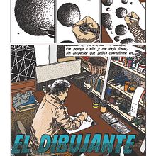 EL DIBUJANTE ZUMBAO. Esta es una histori bucle (termina con la misma viñeta que empieza). Una pequeña ironía personal .. Architecture, Fine Arts, Film, and Comic project by Senén Olano Alvarez - 07.21.2015