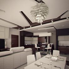Remodelación de apartamentos en Moscow. Render y video 3d. 3D, Architecture, Interior Architecture, Interior Design, Photograph, and Post-production project by Rodrigo martinez ruiz - 07.21.2015