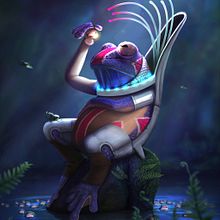 King Frogland . Un progetto di Illustrazione tradizionale di Juan Martín Bueno - 22.07.2015