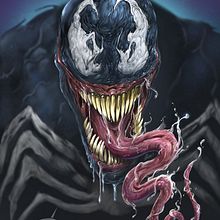 Venom Fanart. Comic, and Traditional illustration project by Martin Mariano Hernandez Tena - 07.22.2015
