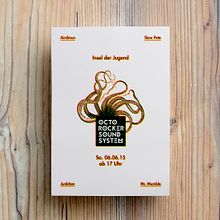 Octorocker Sound System Ein Projekt aus dem Bereich Kunstleitung, Design, Verlagsdesign, Grafikdesign und Traditionelle Illustration von Jaime Guisasola - 14.06.2015
