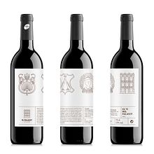 Etiqueta de vino de El Palauet. Art Direction, Graphic Design, and Traditional illustration project by Croma Studio - 07.26.2015