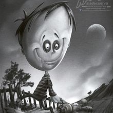 Creepy Guy. Traditional illustration project by Martin Mariano Hernandez Tena - 07.27.2015