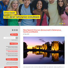 ELE Asesores Website. Projekt z dziedziny Web design użytkownika Marina Gallardo - 27.07.2015