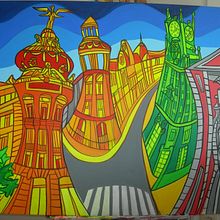 GRAN VIA. Fine Arts project by PACHUCHO PINTOR - 07.28.2015