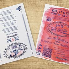 Wedding Invitation. Design project by Soledad Rodriguez-Cashuric - 07.28.2015