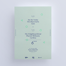 Six Festival. Un progetto di Br, ing, Br, identit, Direzione artistica e Design di María Dobarro Bello - 28.03.2016