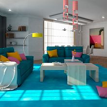 lighting 3d max V ray photoshop. Un proyecto de 3D, Arquitectura interior, Diseño y Diseño de interiores de Carmen San Gabino - 30.07.2015