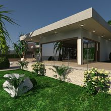 VIVIENDA PARTICULAR BÚZIOS BRASIL  -  INTERIORISMO E INFOGRAFÍAS . % Soledad Durán tarafından hazırlanan 3D, İç Mimarlık, Tasarım, Ve İç Tasarım projesi - 07.30.2015