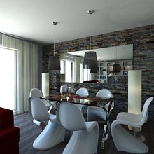 VIVIENDA PARTICULAR MÉRIDA  -  INTERIORISMO E INFOGRAFÍAS. 3D, Interior Architecture, Design & Interior Design project by Soledad Durán - 07.30.2015