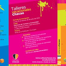 Tríptico Talleres Vacacionales . Graphic Design project by Grisel Tolstow - 07.21.2014