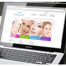 Web site Lady natural. Web Design project by Francisco Nesta HDurán - 08.01.2015