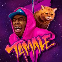 Póster de "Tamale", Tyler the Creator. Traditional illustration, and Fine Arts project by Elena Wa - 08.01.2015