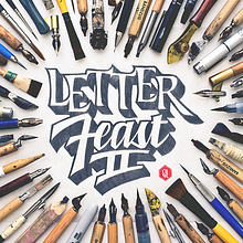 Letter Feast #2. Br, ing, Identit, Calligraph, Graphic Design, T, and pograph project by Joan Quirós - 09.13.2015