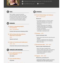 Curriculum Vitae. Un proyecto de Diseño, Diseño gráfico y Gestión del diseño de Iris Álvarez Farell - 09.12.2016