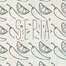 Los sepia. Collage, and Traditional illustration project by Eva Consuegra - 08.04.2015