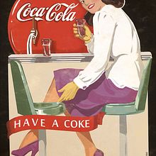 Coca Cola Poster. Un proyecto de Ilustración tradicional de Damián Díaz - 05.08.2015