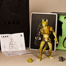 Lash | Escultura & packaging. Un proyecto de Diseño, Diseño de juguetes, Diseño de personajes, Diseño gráfico, Escultura y Packaging de Daniel Zamora Rodríguez - 05.08.2015