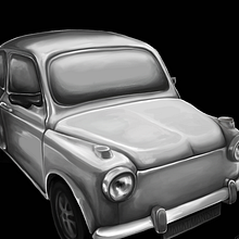 Old car. Un progetto di Illustrazione tradizionale e Pittura di Andrea Sacchi - 06.08.2015