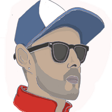 RETRATO PARA " MARCO SKINNY ". Ilustração tradicional projeto de FRAN - 08.08.2015