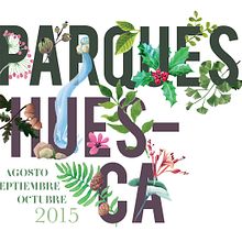 Parques Huesca. Een project van Grafisch ontwerp y Traditionele illustratie van i g l o o - 09.08.2015