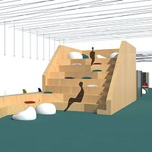 COWORKERS_ Espacios de trabajo en Hall de Universidad para uso gratuito de alumnos emprendedores. Projekt z dziedziny  Architektura, Architektura wnętrz, Design i Projektowanie wnętrz użytkownika Victoria López Martín - 09.08.2015
