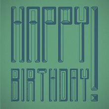 Happy Birthday Lettering! . % Lydia Amaruch tarafından hazırlanan Tasarım, Grafik Tasarım, Geleneksel illüstras, Ve on projesi - 12.07.2015