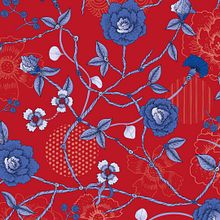 "Botánica Oriental" Pattern Design. Un progetto di Illustrazione tradizionale e Pattern design di Pupa Pupapop - 10.08.2015