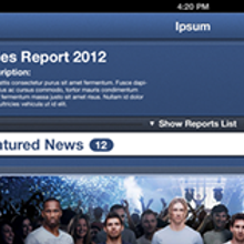 News Feed. Projekt z dziedziny Doradztwo kreat, wne, Projektowanie informacji, Multimedia, UX / UI, Design, Projektowanie interakt i wne użytkownika Carlos Fernández Martínez - 11.08.2015