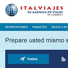Re - Diseño de la Página de Italviajes. Br, ing, Identit, Web Development & IT project by Joel Astete - 02.12.2015