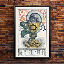 Afiche para Faith no more en Costa Rica Ein Projekt aus dem Bereich Traditionelle Illustration von Daniel Zuniga - 13.08.2015